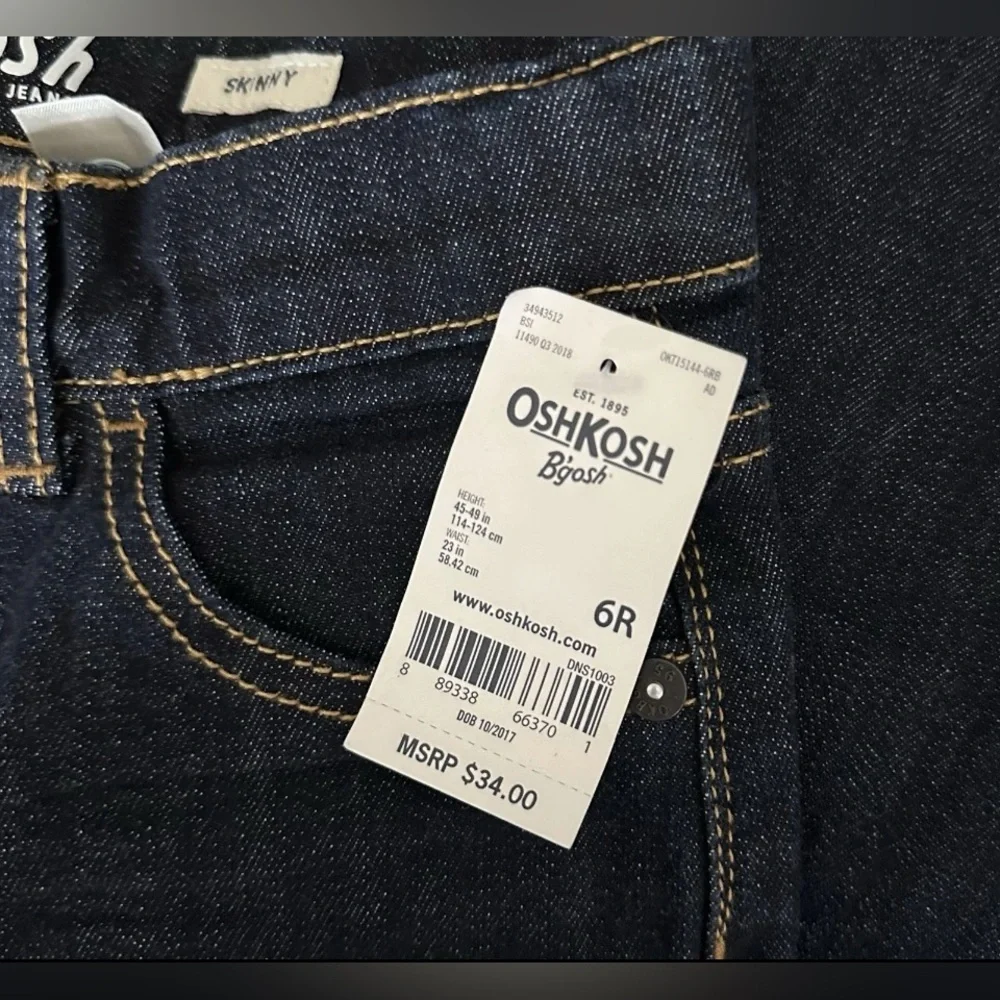 OshKosh Boys Skinny Jeans NWT